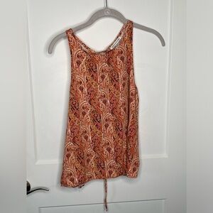 ⚡️⚡️LAST CHANCE⚡️⚡️American Eagle Boho Paisley Back Tie Tank Top